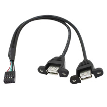 PH2.0 Double USB-A Кабельный шнур материнской платы